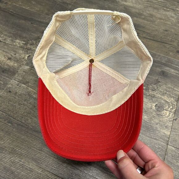 Vintage Daytona 500 Trucker Hat Cap Nascar Winston Cup 1995 Red/White USA Made - Picture 8 of 8